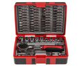 Ratchet Spanner Set, Ergonomisch, 1/4", 55Stück